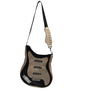 Disney Parks Aerosmith Rock 'N' Roller Coaster Guitar Crossbody Bag Ltd Edition